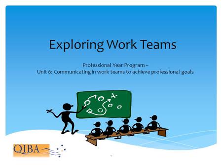 Exploring Work Teams Professional Year Program –