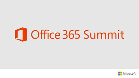 [Speaker] [Title] [Company] Identity management integration options for Office 365.