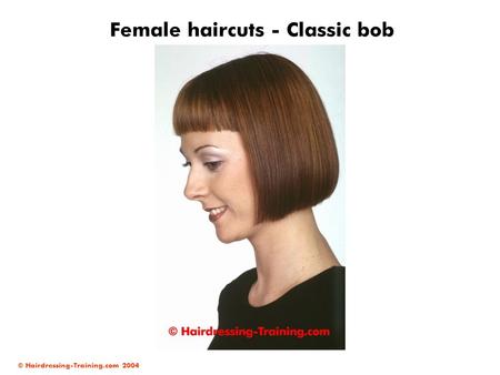 Female haircuts - Classic bob