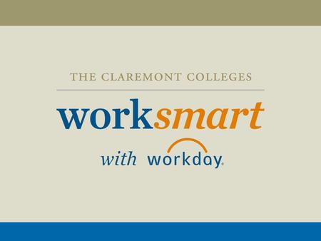 Workday Financials Implementation Project