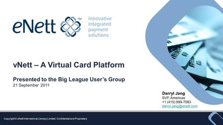 vNett – A Virtual Card Platform