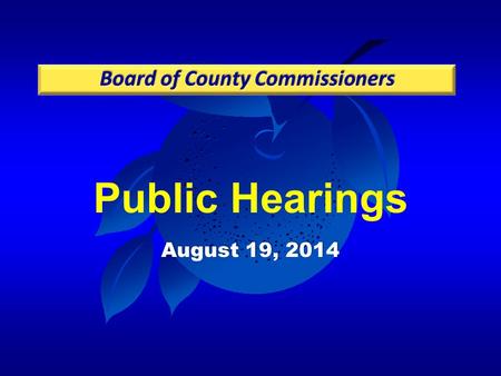 Public Hearings August 19, 2014. Case: PSP-13-09-241 Project: Village F Planned Development / Magnolia Estates Preliminary Subdivision Plan Applicant: