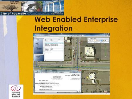 Web Enabled Enterprise Integration Insert Product Photograph Here.
