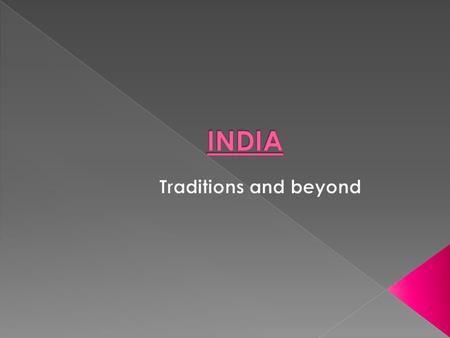 presentation on glimpses of india