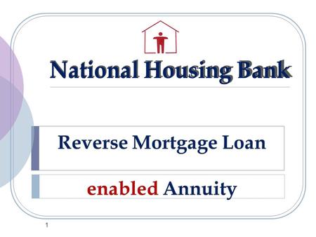 1. PRESENTATION STRUCTURE  Reverse Mortgage Loan: Background  Reverse Mortgage Loan (2007)  RML enabled Annuity: The New Concept  How it Works  RML.