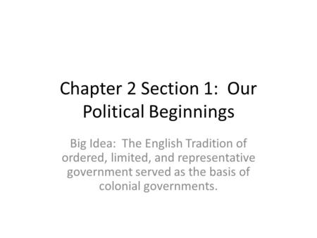 civics today textbook chapter 2 section 1