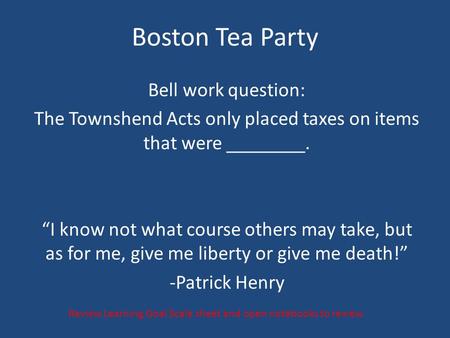 The Townshend Acts only placed taxes on items that were ________.