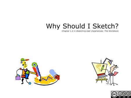 Why Should I Sketch? Chapter 1.2 in Sketching User Experiences: The Workbook.