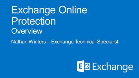 On-premises Exchange Online Protection Office 365 Directory Sync ADFS (optional) Single sign on Secure mail flow Existing email environment.