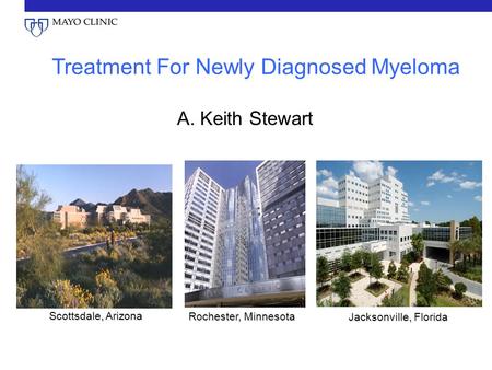 Treatment For Newly Diagnosed Myeloma