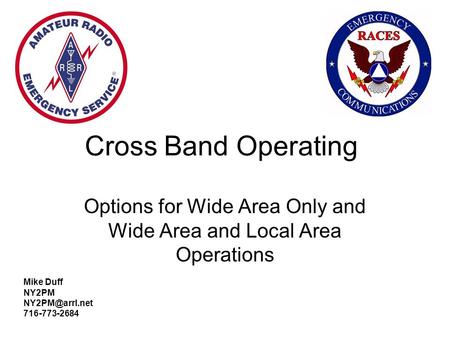 Options for Wide Area Only and Wide Area and Local Area Operations