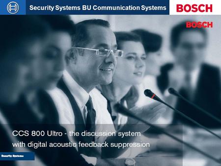 CCS 800 Ultro - the discussion system with digital acoustic