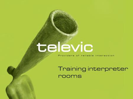 Training interpreter rooms. 1.1. Switching on the Teacher Unit Log on to the PC and school network. To log on, press “Control, Alt, Delete” simultaneously.