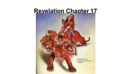 Revelation Chapter 17. 1 Then one of the seven angels who had the seven bowls came and spoke with me, saying, Come here, I will show you the judgment.