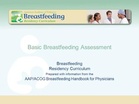 Basic Breastfeeding Assessment