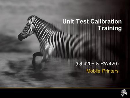 Unit Test Calibration Training