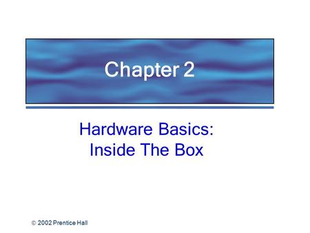 computer hardware components powerpoint presentation