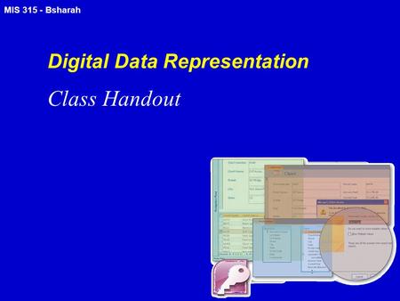 Digital Data Representation