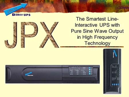 The Smartest Line- Interactive UPS with Pure Sine Wave Output in High Frequency Technology.