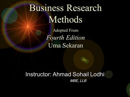 lecture notes research methodology ppt