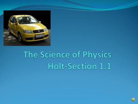 What is physics? Physics is the study of the physical world. The goal of physics is to use a small number of basic concepts, equations, and assumptions.