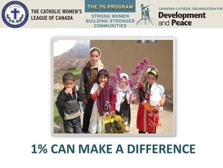 1% CAN MAKE A DIFFERENCE. The Afghan Women’s Resource Centre (AWRC) The AWRC is supporting women in Sherhankhail village in Kapisa Province, Afghanistan,