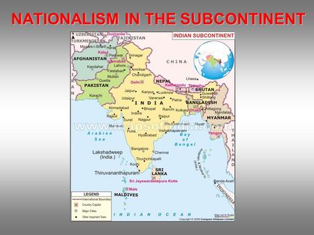 NATIONALISM IN THE SUBCONTINENT