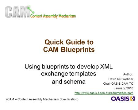 Quick Guide to CAM Blueprints