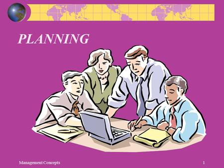 PLANNING Management Concepts.