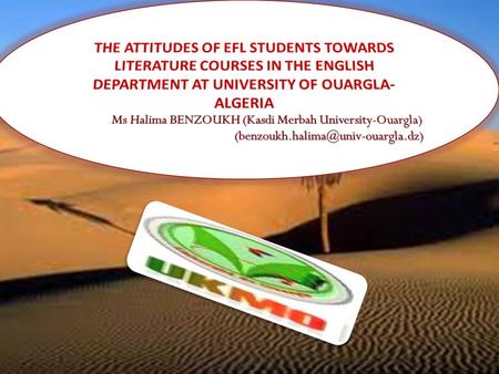 INTRODUCTION According to many scholars, teaching literature in EFL classes is required. They see that literature ought to be taught because literary.