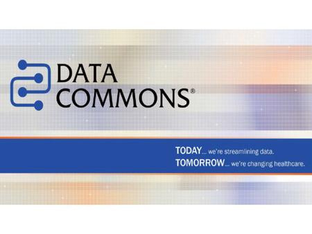 Today’s Topics Data Commons’ approach Data Commons’ Services Use of MedBiquitious Professional Profile standard.
