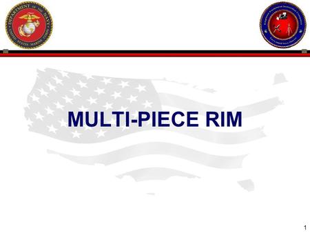 1 ENGINEER EQUIPMENT INSTRUCTION COMPANY MULTI-PIECE RIM.