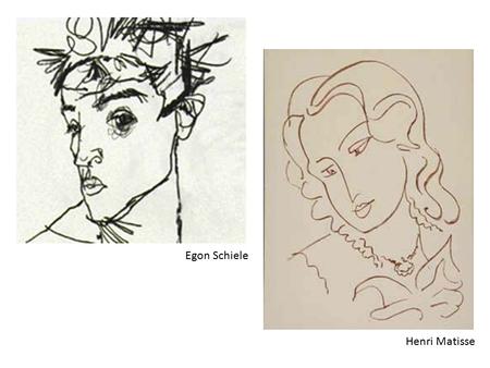 Egon Schiele Henri Matisse.