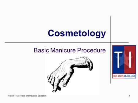 Basic Manicure Procedure