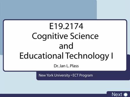 Cognitive Science Overview Individual Differences Design of Adaptive Learning Environments Research on Individual Differences.