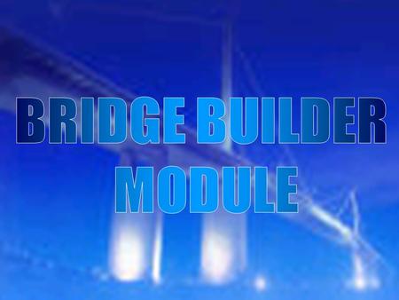 Introduction to the basic concepts employed by the structural engineer when designing and building bridges including load, dimensions, and materials.