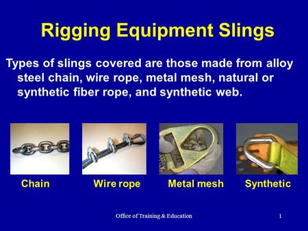 Rigging Equipment Slings