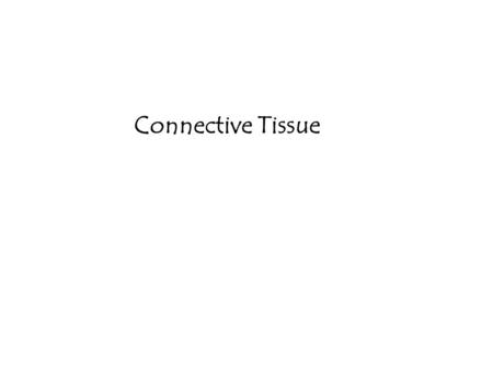 Connective Tissue. The essential Characteristic that distinguishes Connective tissue from the other 3 types of tissue is The non-living extra Cellular.