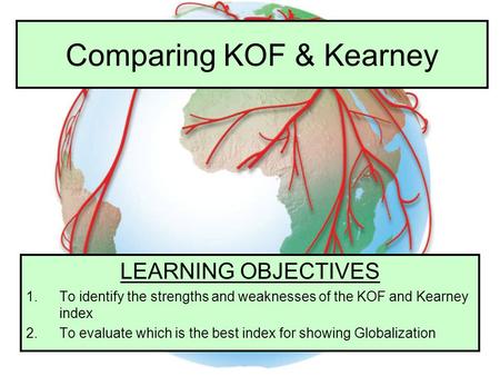 Comparing KOF & Kearney