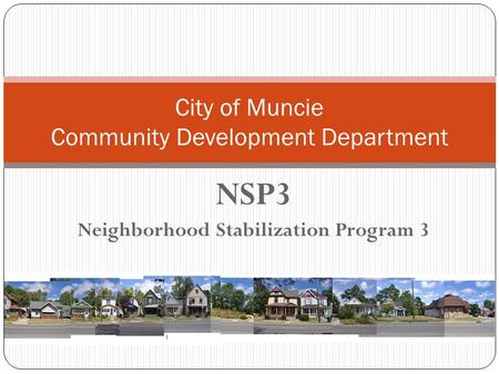 City of Muncie Community Development Department