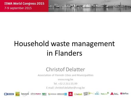 Household waste management in Flanders