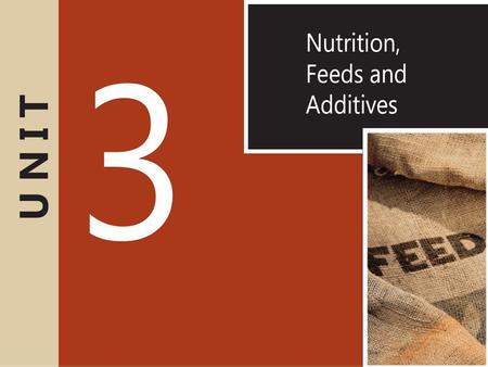 The Basics Livestock managers work hard to balance the nutritional needs of livestock and the cost of feed. Improper feeding can keep an animal from gaining.