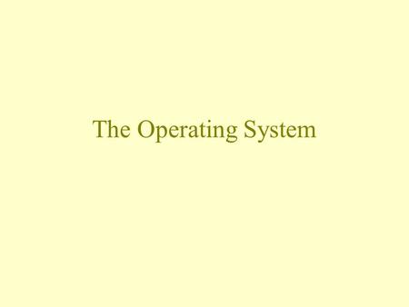 system software presentation