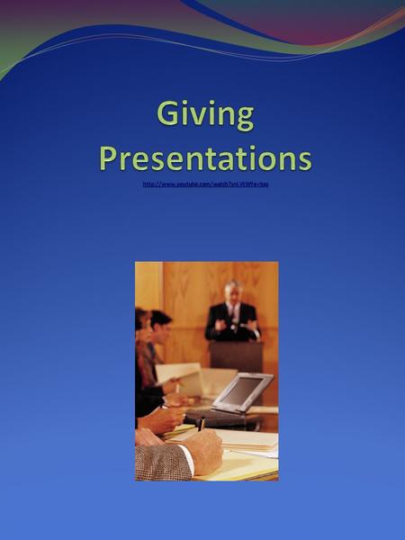 Planning a presentation A good presentation considers the following: audience awareness clear sections of the talk - making a start, finishing off delivery.