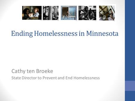 Ending Homelessness in Minnesota