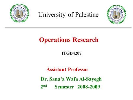 Dr. Sana’a Wafa Al-Sayegh