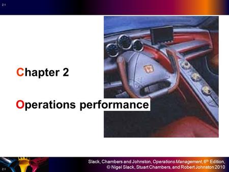 Chapter 2 Operations performance.