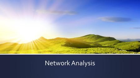 Network Analysis. COPYRIGHT TOM SULZER © 2015 A (4) B (3) G (8) C (5) H (12) D (3) F (4) E (6) Network Analysis  Determine the activity slacks  What.