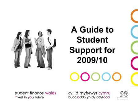 A Guide to Student Support for 2009/10. What’s in this presentation? The Student Support available The Application Process The Assessment Procedure Loan.