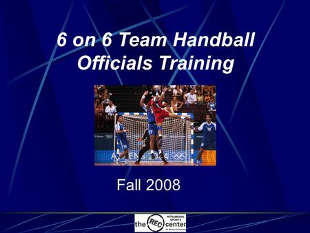 6 on 6 Team Handball Officials Training